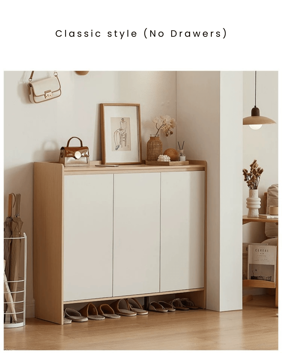 LINS Japandi Shoe Cabinet - Exclusivia