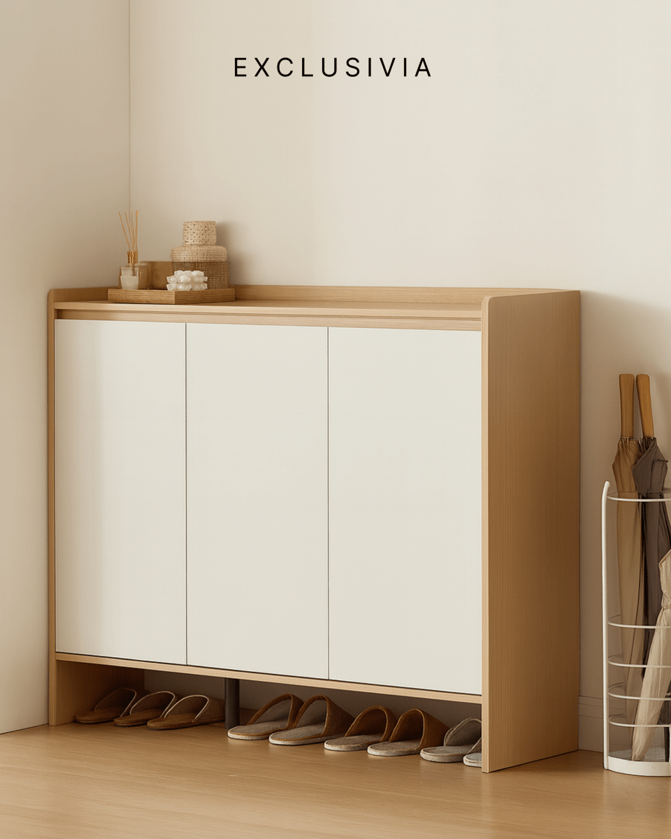 LINS Japandi Shoe Cabinet - Exclusivia