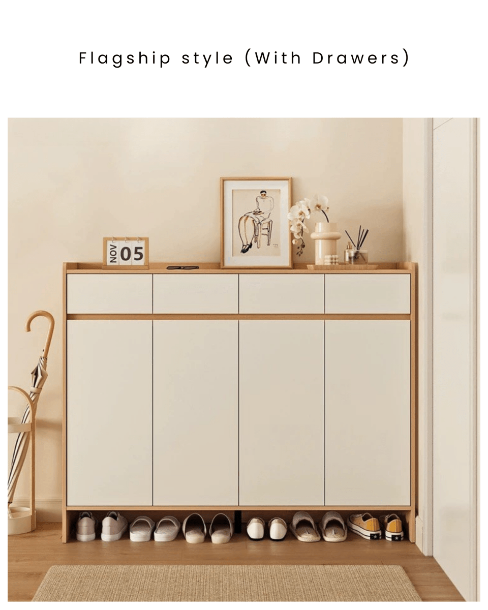 LINS Japandi Shoe Cabinet - Exclusivia