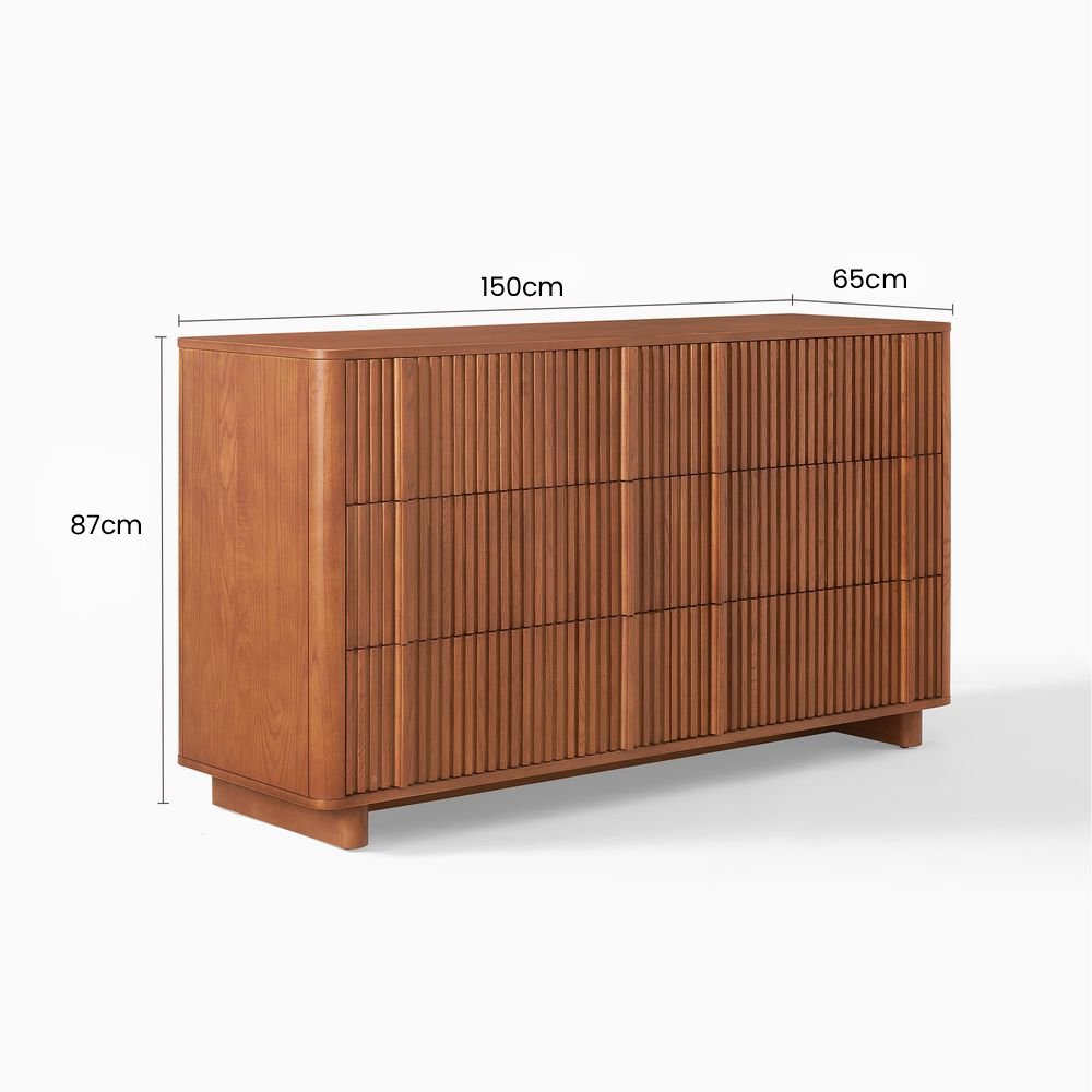 Liora 6 - Drawer Dresser, 150 cm - Exclusivia