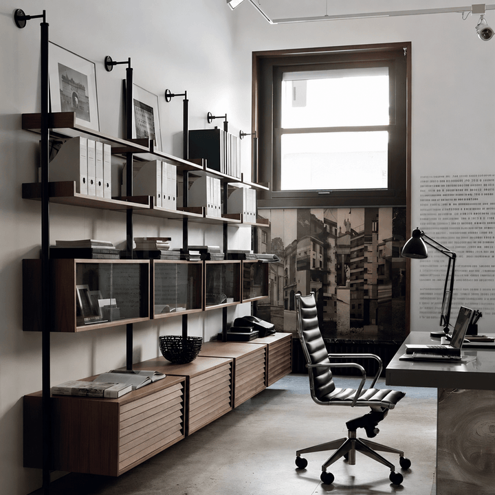 LOFT Modern Solid Wood Bookshelf - Exclusivia