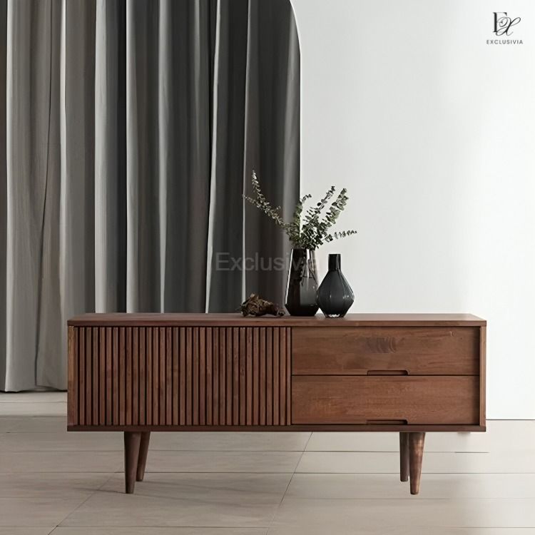 LOSR Rustic Wood TV Console - Exclusivia