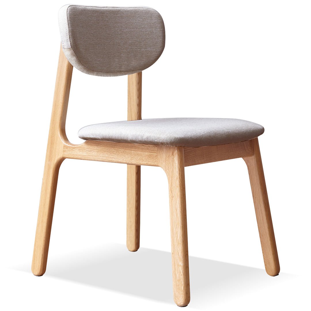 LOU Scandinavian Oak Wood Dining Chair - Exclusivia