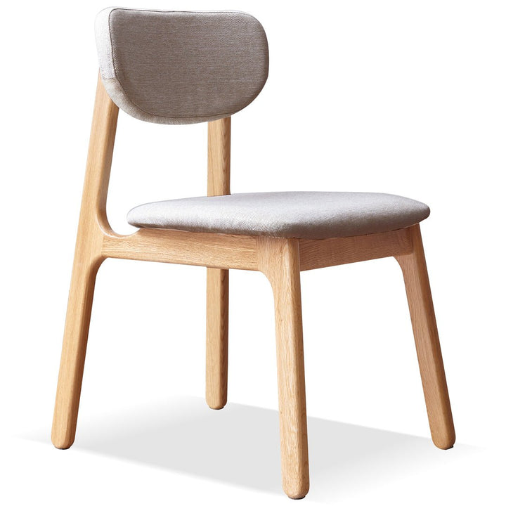 LOU Scandinavian Oak Wood Dining Chair - Exclusivia