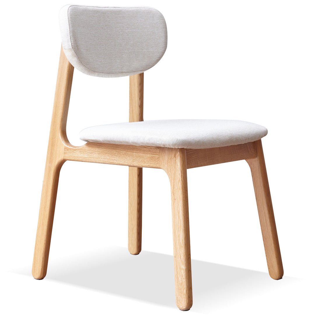 LOU Scandinavian Oak Wood Dining Chair - Exclusivia