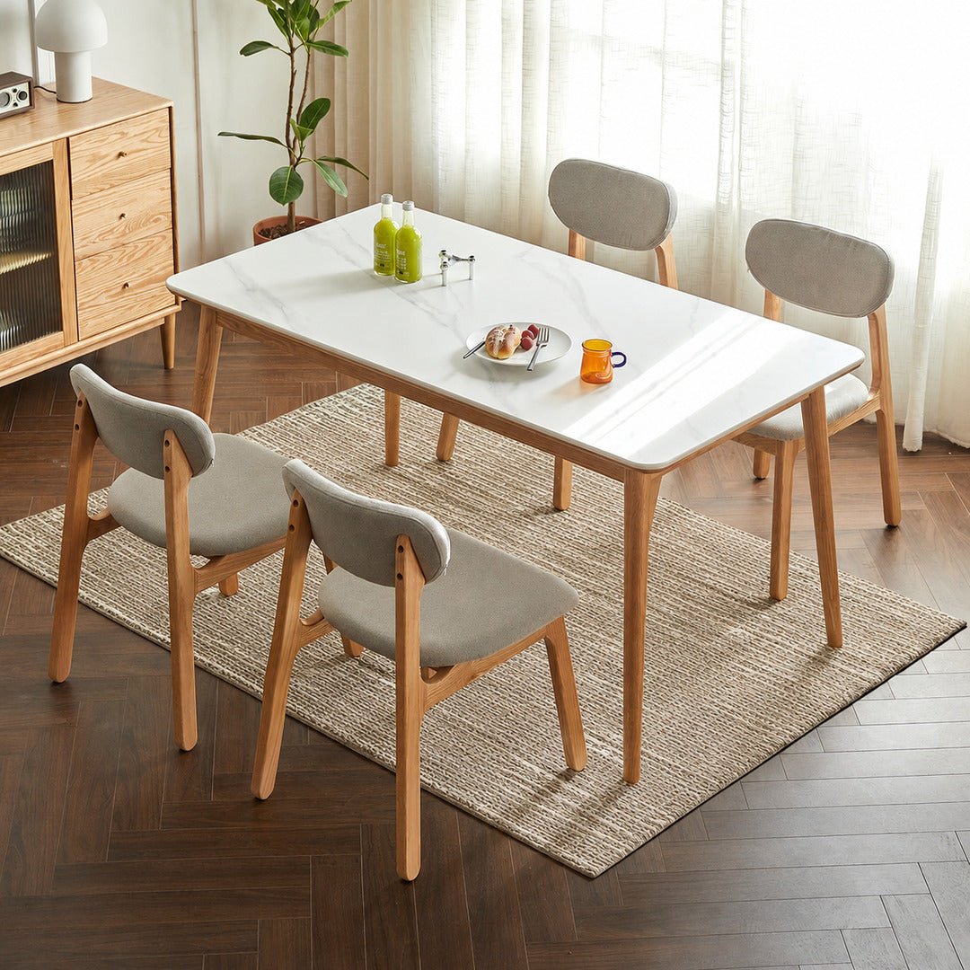 LOU Scandinavian Oak Wood Dining Chair - Exclusivia