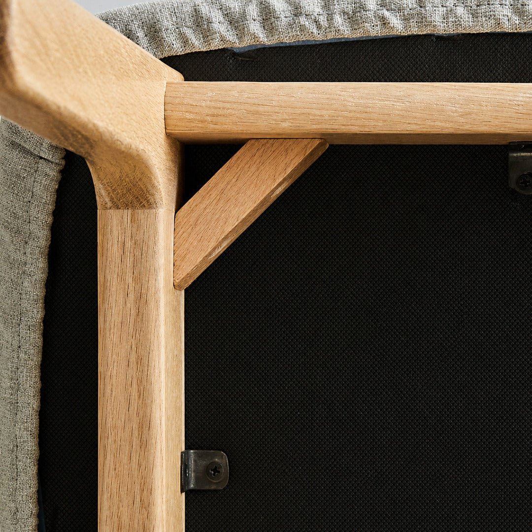 LOU Scandinavian Oak Wood Dining Chair - Exclusivia