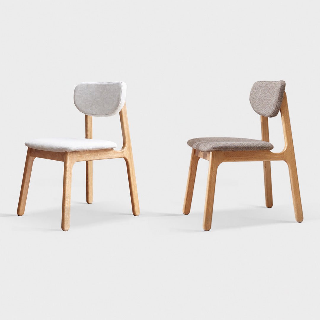LOU Scandinavian Oak Wood Dining Chair - Exclusivia
