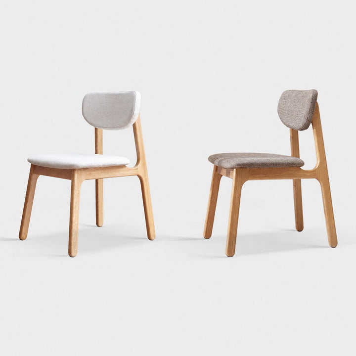 LOU Scandinavian Oak Wood Dining Chair - Exclusivia