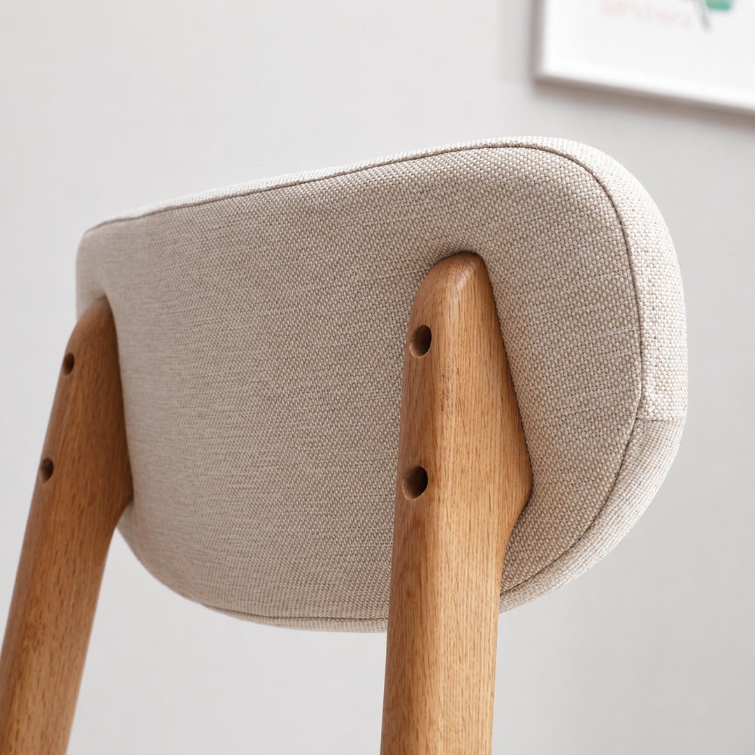 LOU Scandinavian Oak Wood Dining Chair - Exclusivia