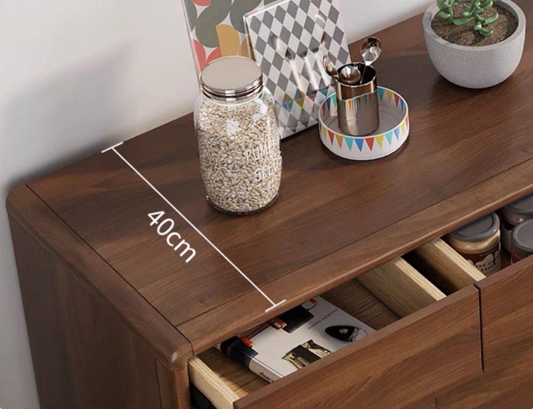 Luca Modern Walnut Sideboard - Exclusivia
