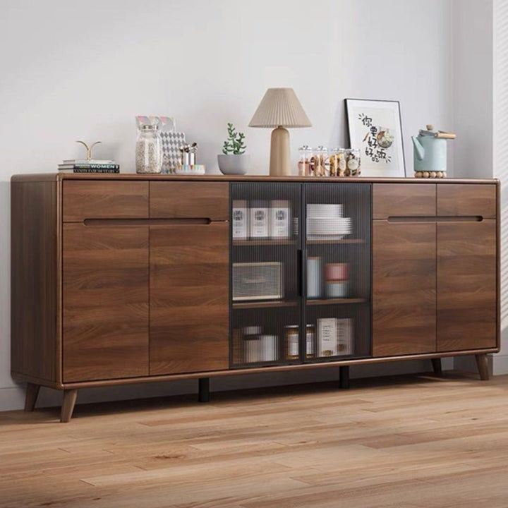 Luca Modern Walnut Sideboard - Exclusivia
