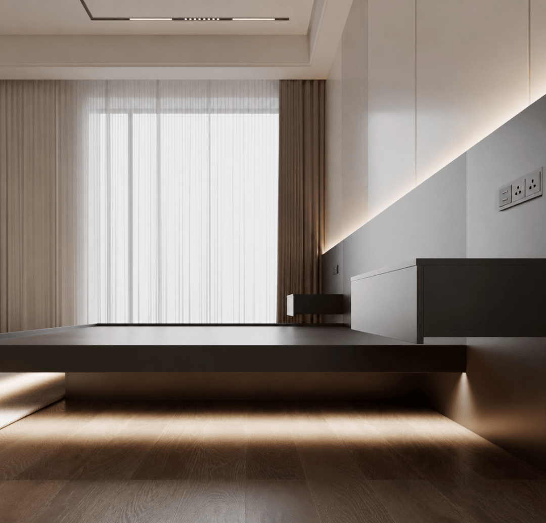 Lucent Modern Floating Bedframe - Exclusivia