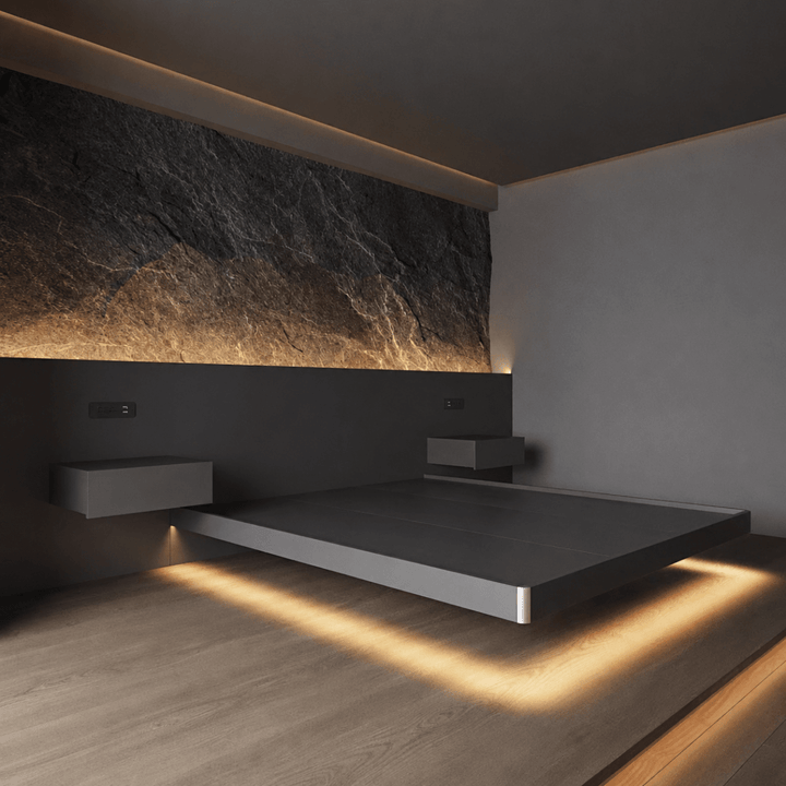 Lucent Modern Floating Bedframe - Exclusivia