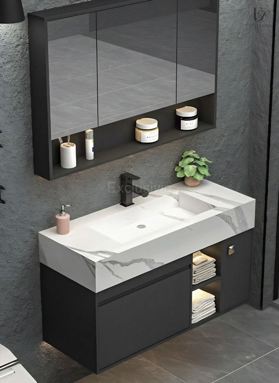 LUCI Toilet Vanity Cabinet Mirror Basin Bathroom - Exclusivia