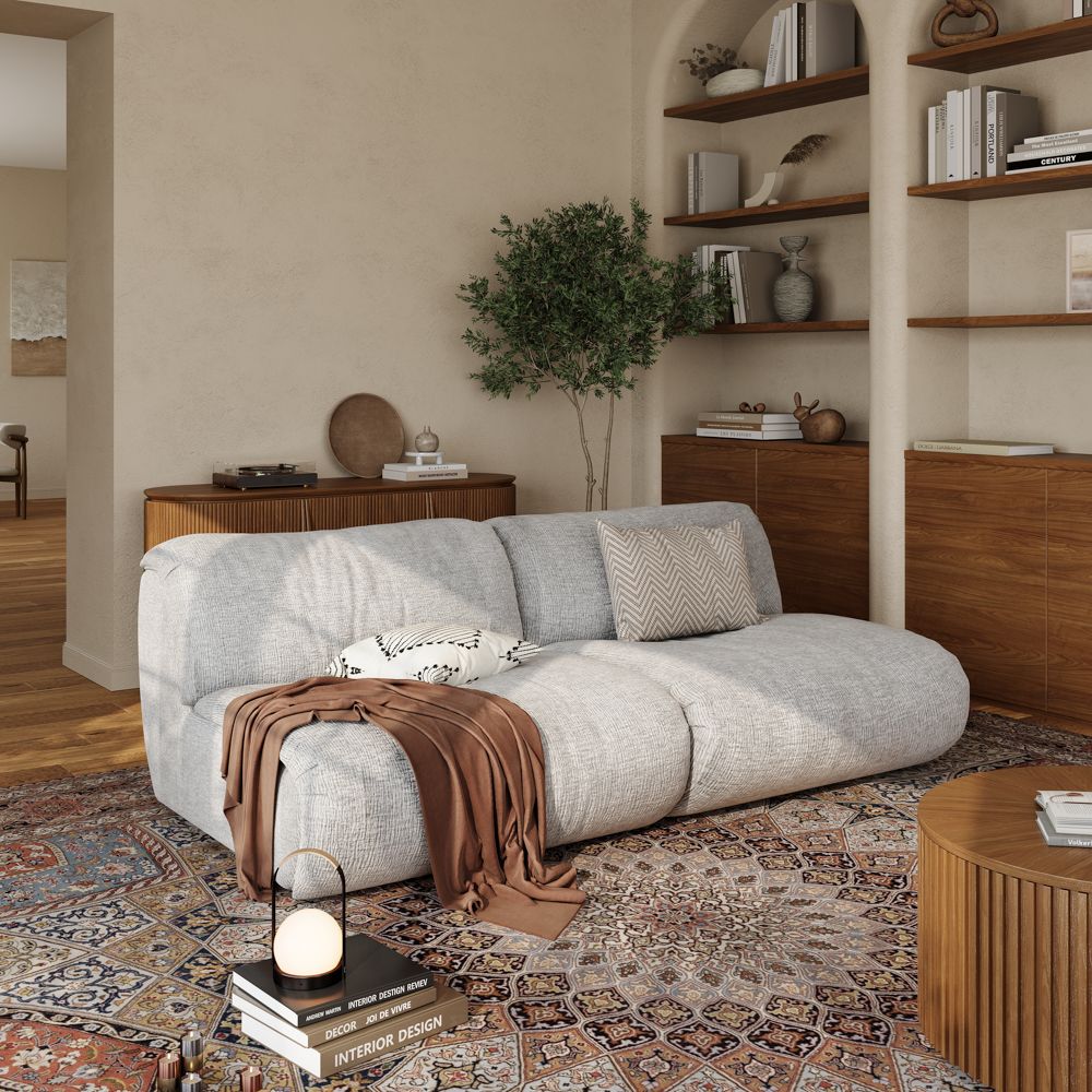 Luma Modular Chenille Sofa - Exclusivia