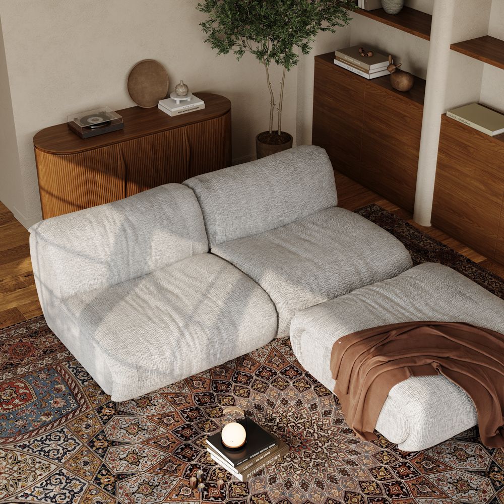 Luma Modular Chenille Sofa - Exclusivia