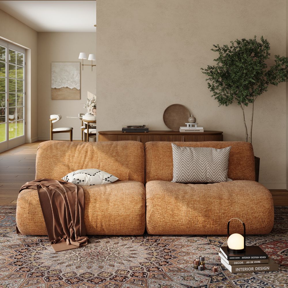 Luma Modular Chenille Sofa - Exclusivia