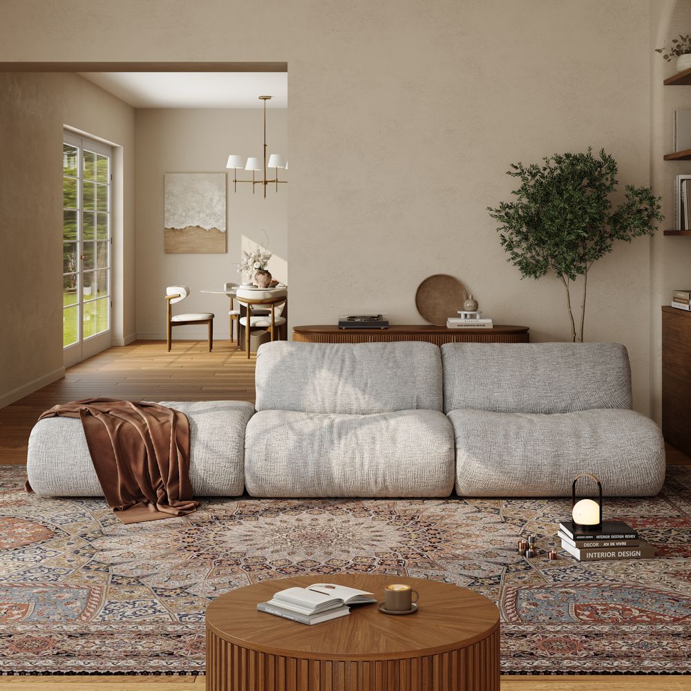 Luma Modular Chenille Sofa - Exclusivia