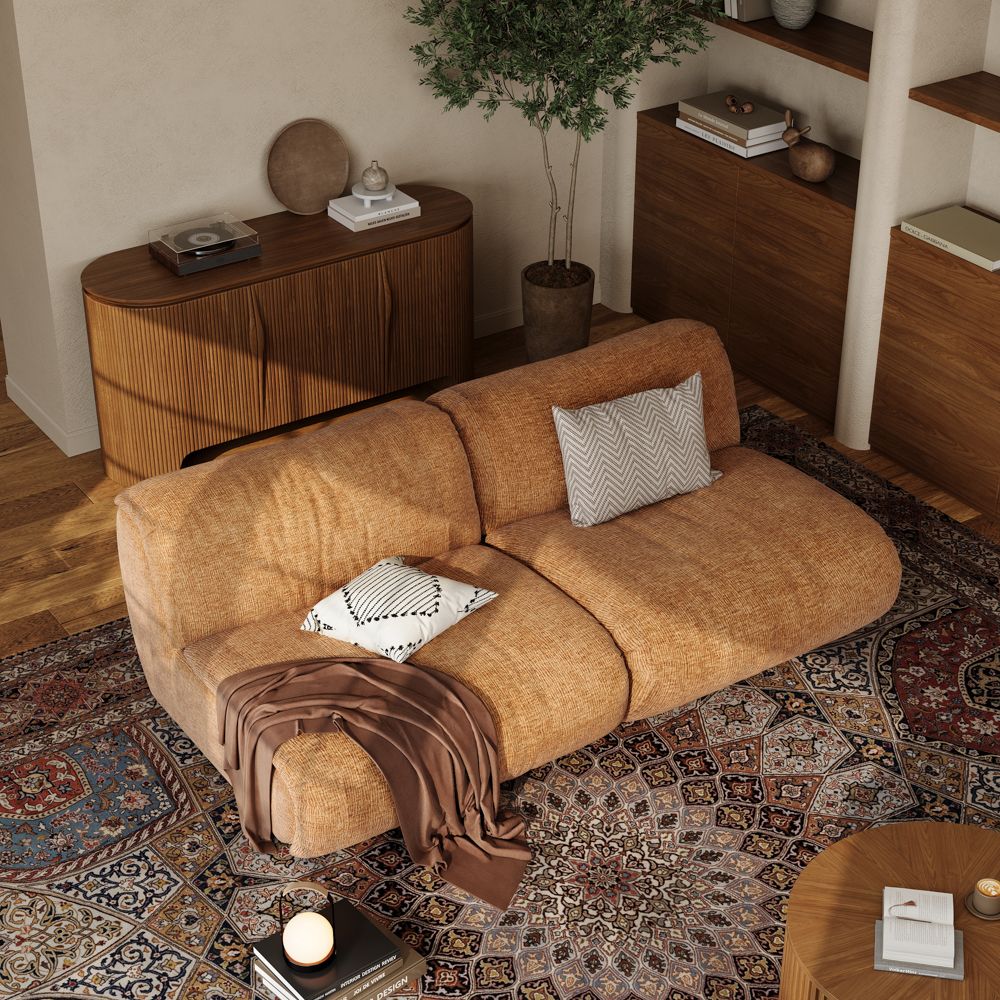 Luma Modular Chenille Sofa - Exclusivia