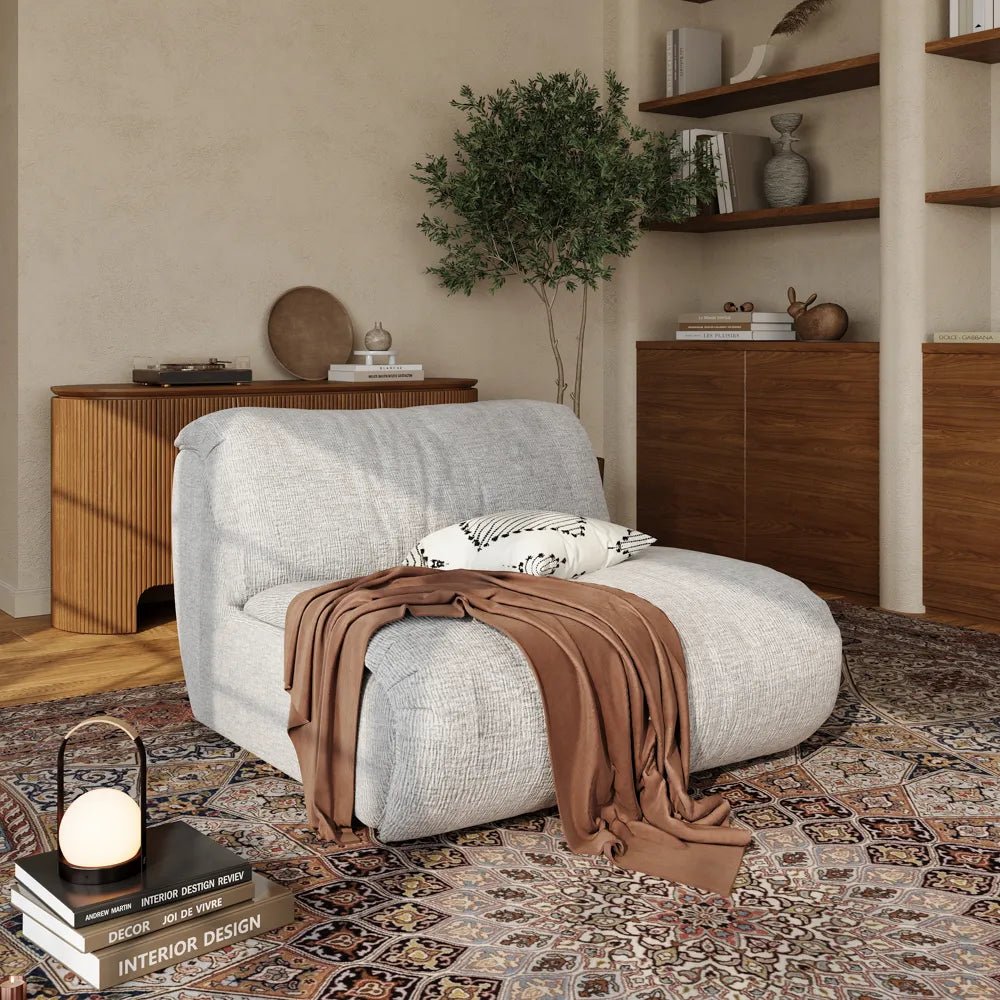 Luma Modular Chenille Two Seat Sofa - Exclusivia