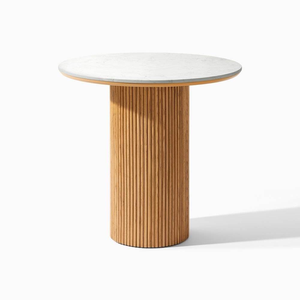 Lumea Natural Dining Table, 80cm & 100cm - Exclusivia