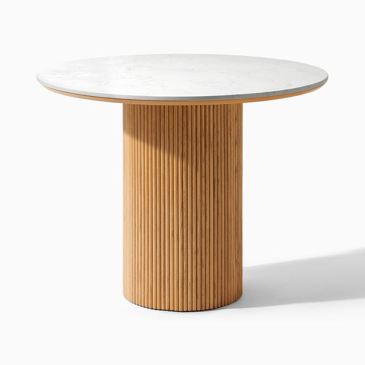 Lumea Natural Dining Table, 80cm & 100cm - Exclusivia