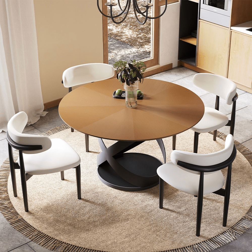 Lumera Sphere Gloss Sintered Stone Dining Table - Exclusivia