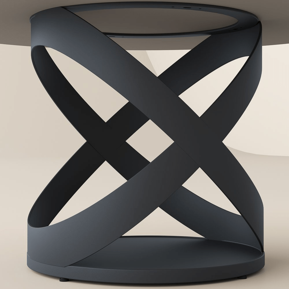 Lumera Sphere Gloss Sintered Stone Dining Table - Exclusivia