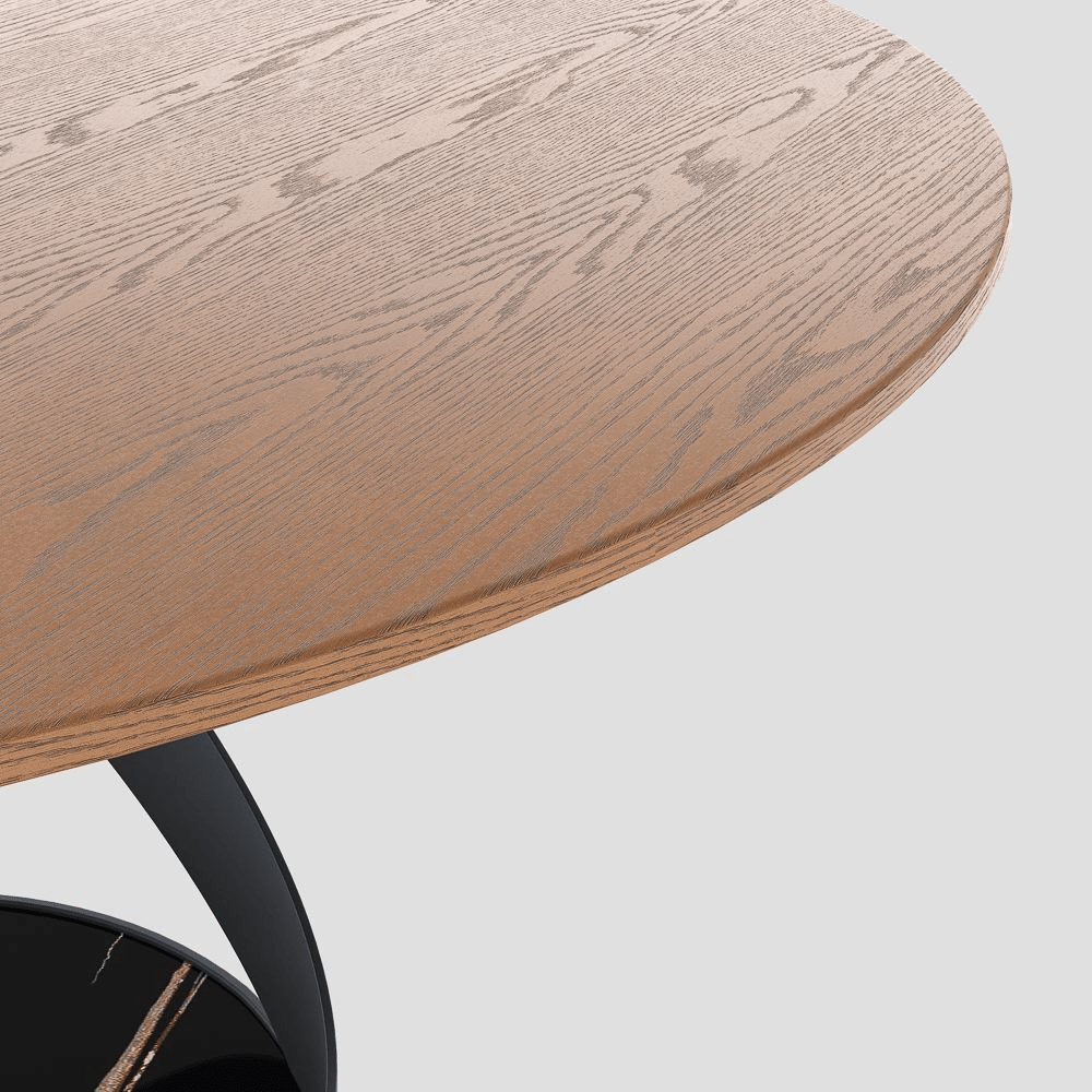 Lumera Sphere Gloss Sintered Stone Dining Table - Exclusivia