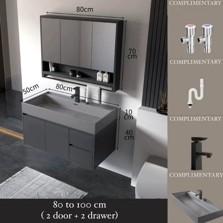 Lumi Modern LED Bathroom Vanity - Exclusivia