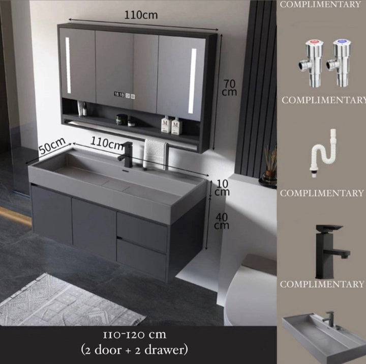 Lumi Modern LED Bathroom Vanity - Exclusivia