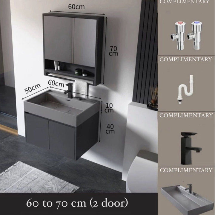 Lumi Modern LED Bathroom Vanity - Exclusivia