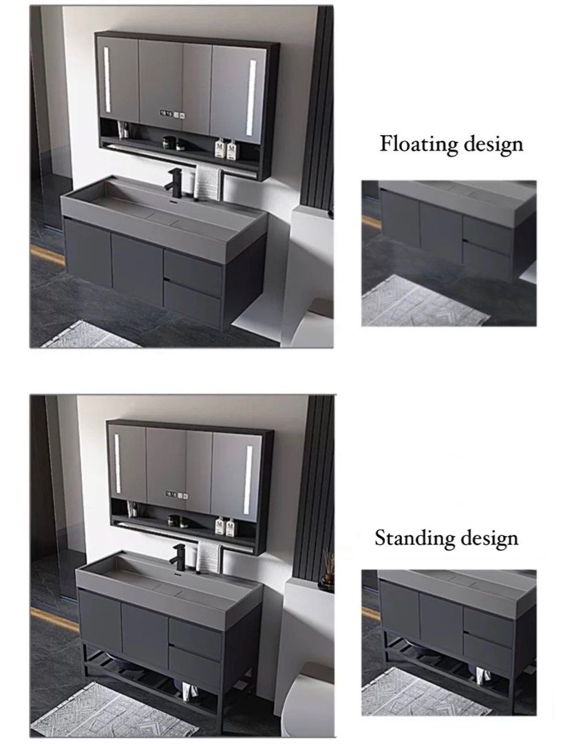 Lumi Modern LED Bathroom Vanity - Exclusivia