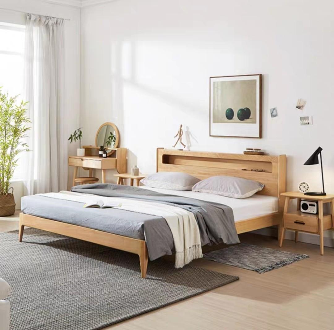 Lumora Smart Solid Wood Bedframe - Exclusivia