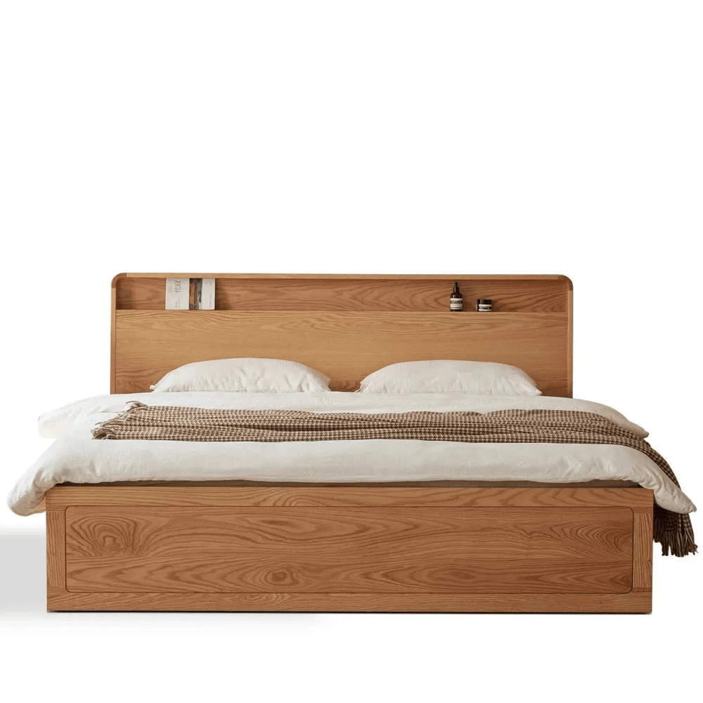 Luna Storage Wood Bed - Exclusivia