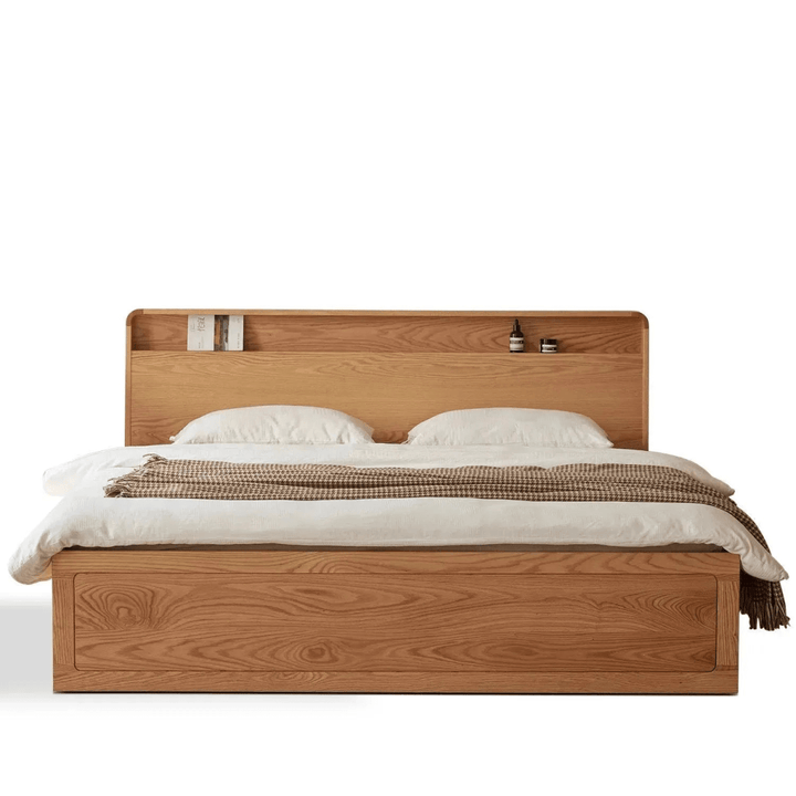 Luna Storage Wood Bed - Exclusivia