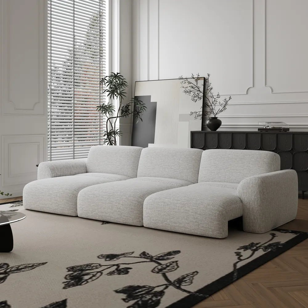LunaEase Chenille Power Sofa Bed - Exclusivia