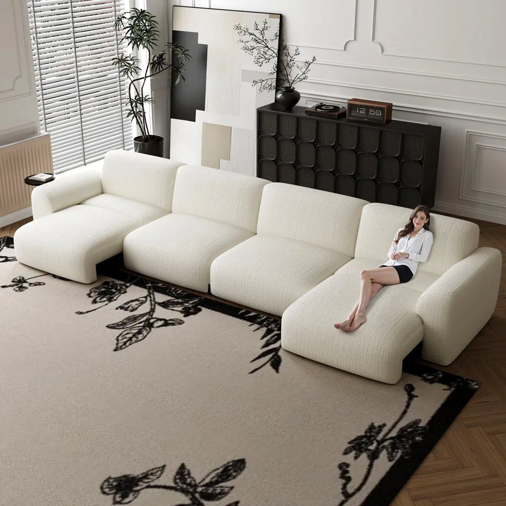 LunaEase Chenille Power Sofa Bed - Exclusivia