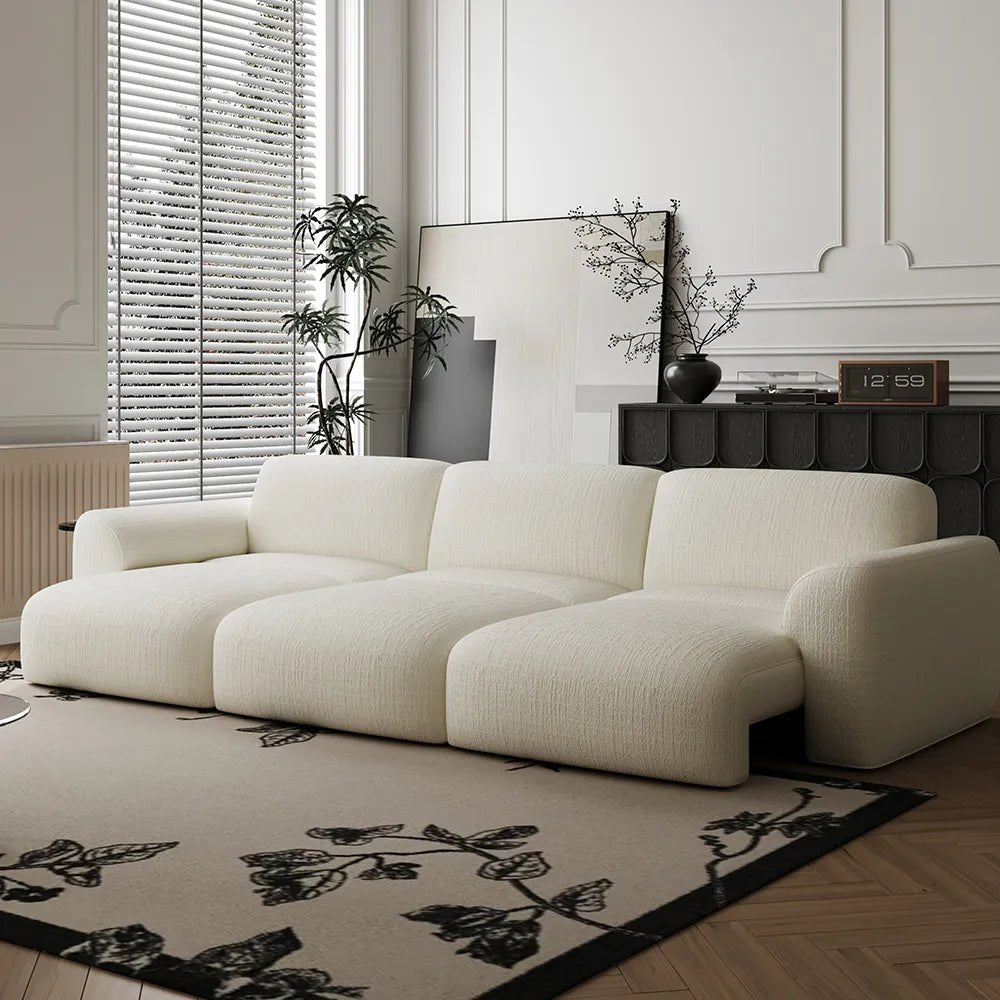 LunaEase Chenille Power Sofa Bed - Exclusivia