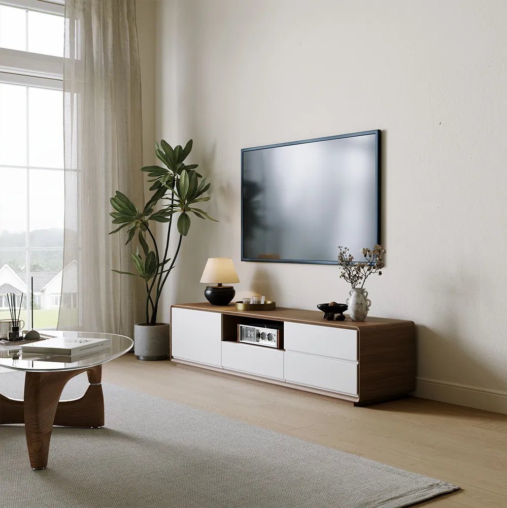 Lunaris 200 cm LED Media Console - Exclusivia