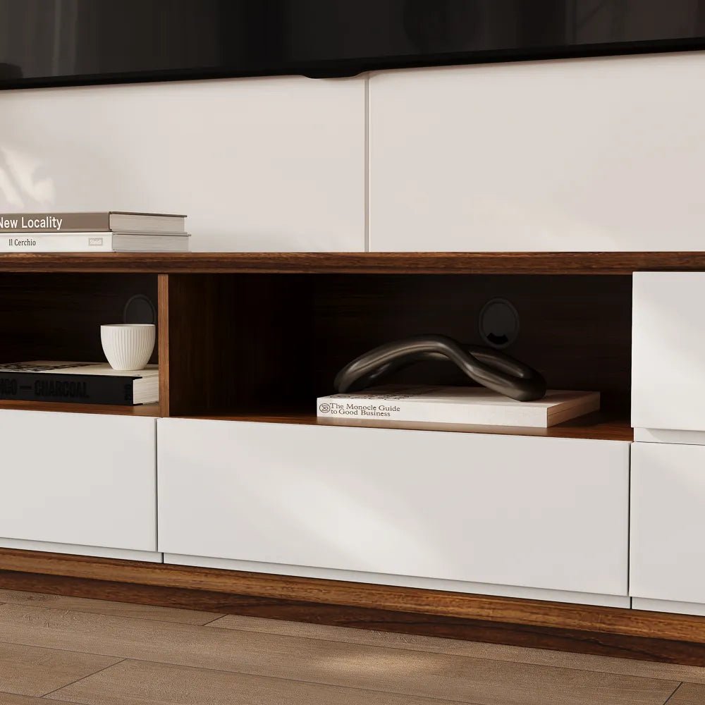 Lunaris 200 cm LED Media Console - Exclusivia