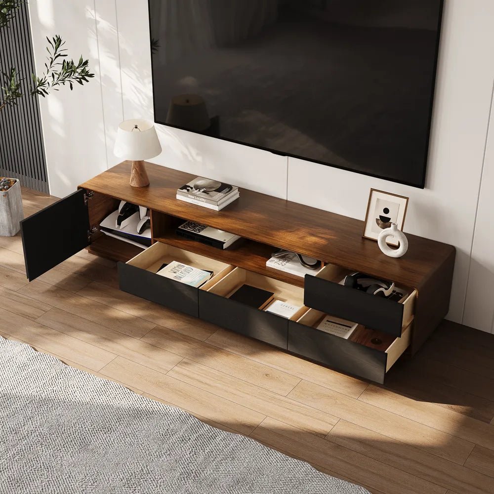 Lunaris 200 cm LED Media Console - Exclusivia