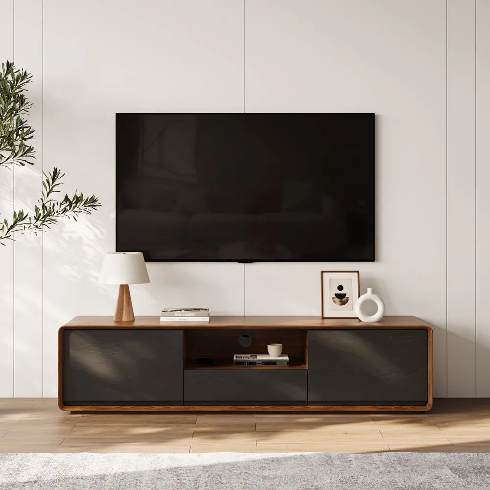 Lunaris 200 cm LED Media Console - Exclusivia