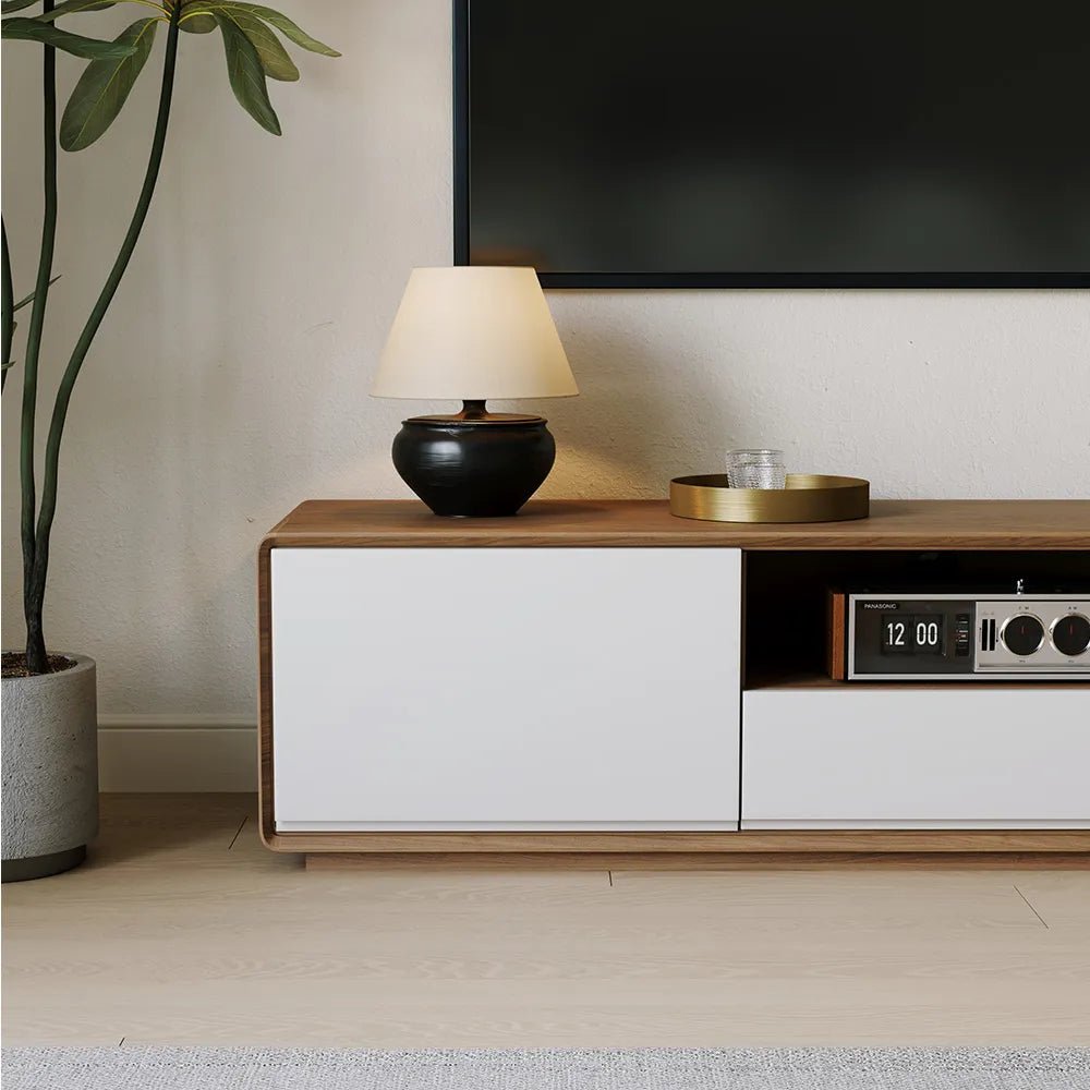 Lunaris 200 cm LED Media Console - Exclusivia