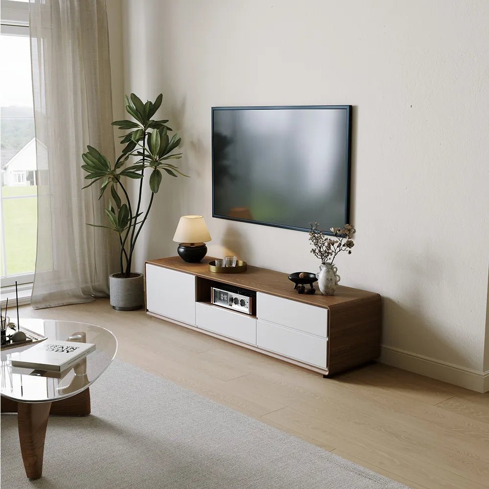 Lunaris 200 cm LED Media Console - Exclusivia