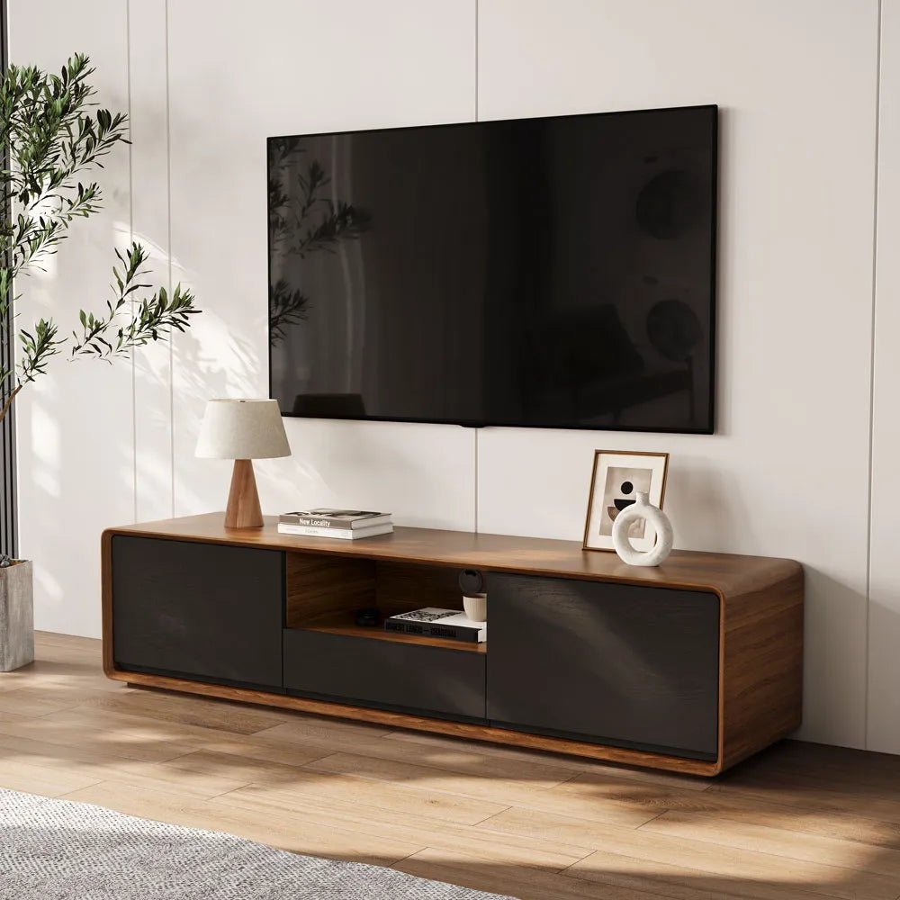 Lunaris 200 cm LED Media Console - Exclusivia