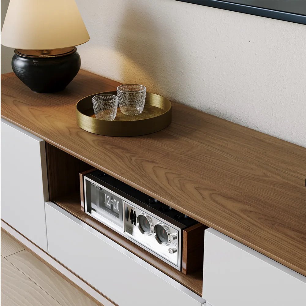 Lunaris 200 cm LED Media Console - Exclusivia