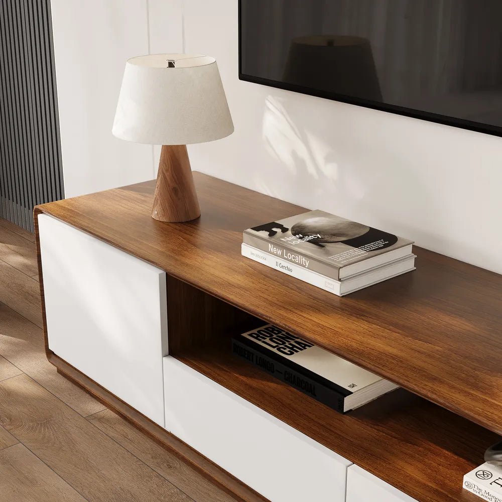 Lunaris 200 cm LED Media Console - Exclusivia