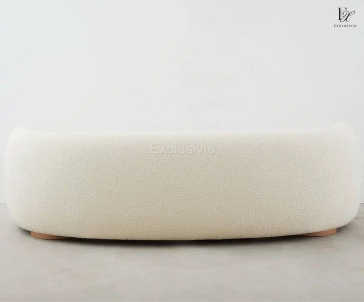 LUXE Modern Boucle Curved Sofa - Exclusivia